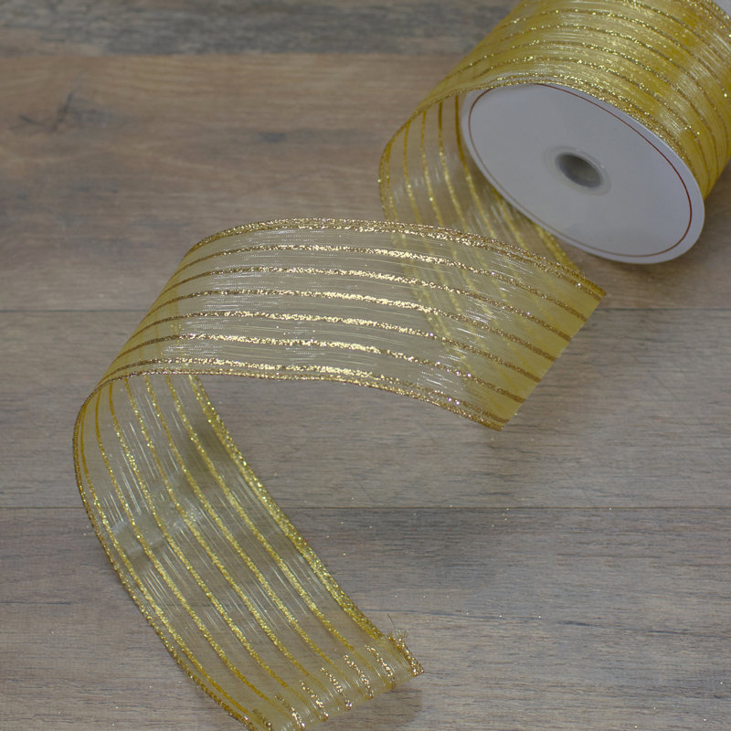 2.5'' Abstract Polyester Ribbon