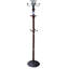 Grand portemanteau en chrome et bois-2072185120