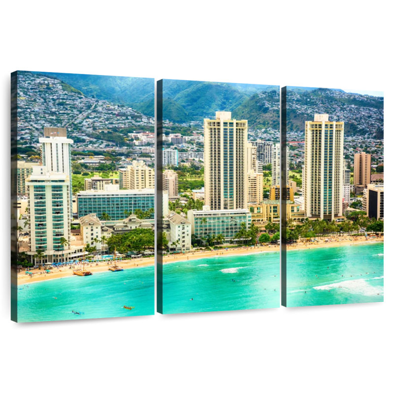 Gillard Waikiki Beach, H 42 po x l 65 po