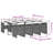  Patio Dining Set Set Of 8 Gray PE Rattan 8-Seater Foldable-971363861-971363863