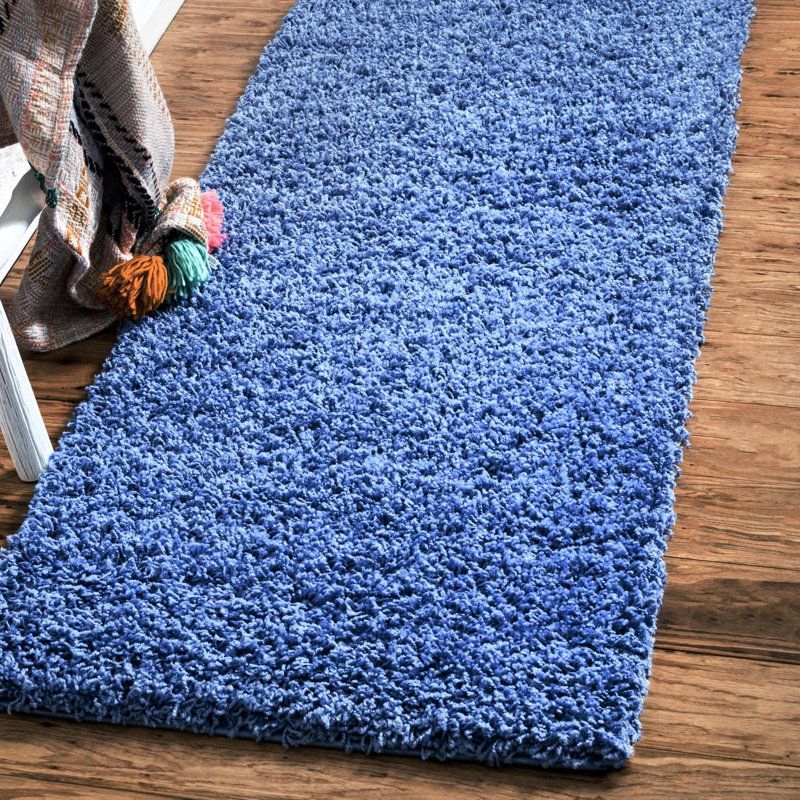 Tapis bleu Torunn, Bleu, Runner 2' x 8'