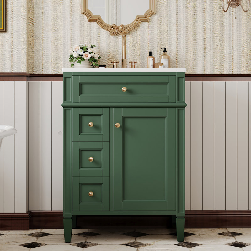 Meuble-lavabo de salle de bain, Green, Green