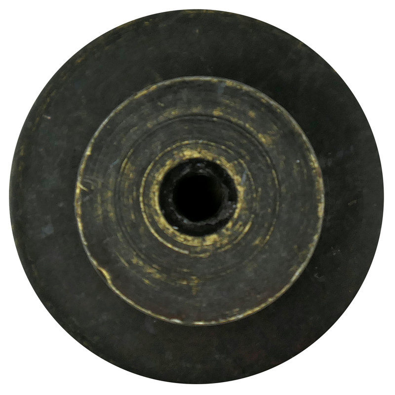 Weathered Antique Bronze Round Cabinet Knob with Mounting Hardware
