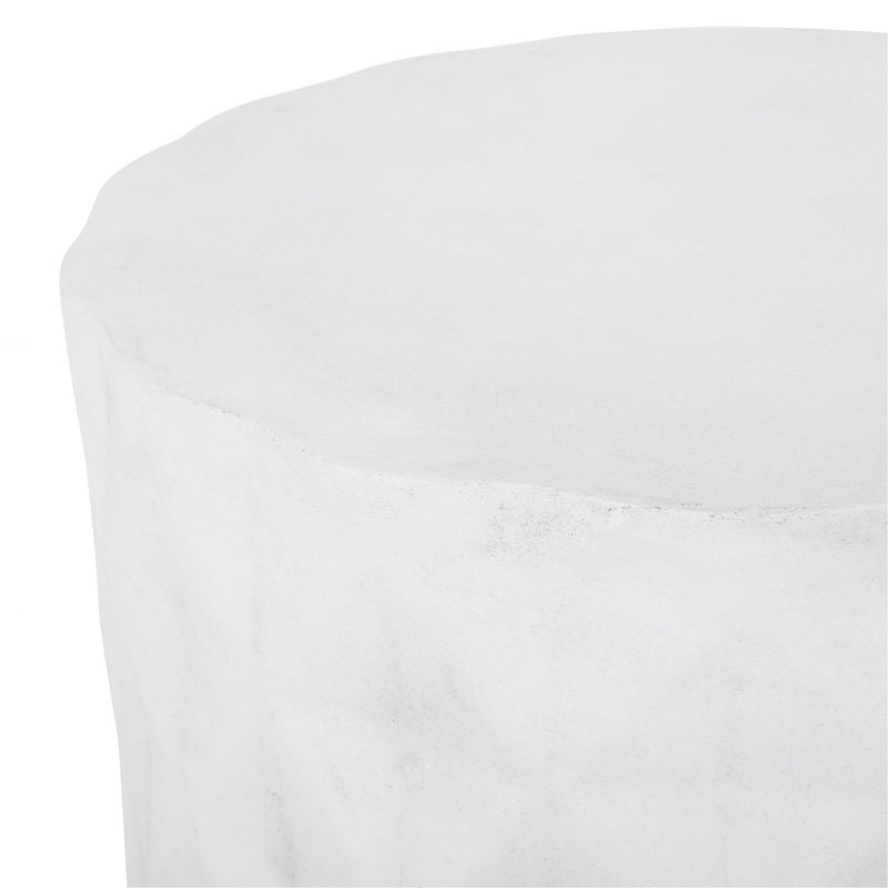 Table d'appoint d'extérieur en béton léger