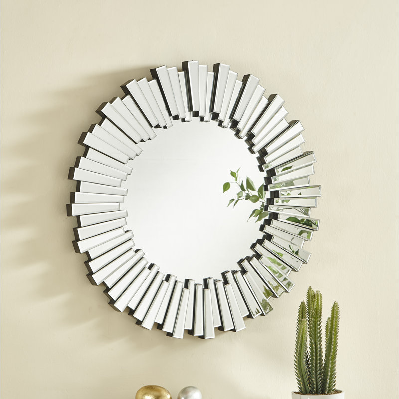 Miroir rond Wheless, H 31,5 po x l po