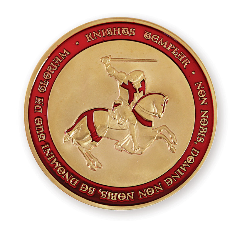 Boîte pour présentoir à pièces hommage crusader