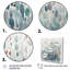 «Dampier Blue and White Exploration Abstracted Patterns I», reproduction sur toile-88518989-88518990