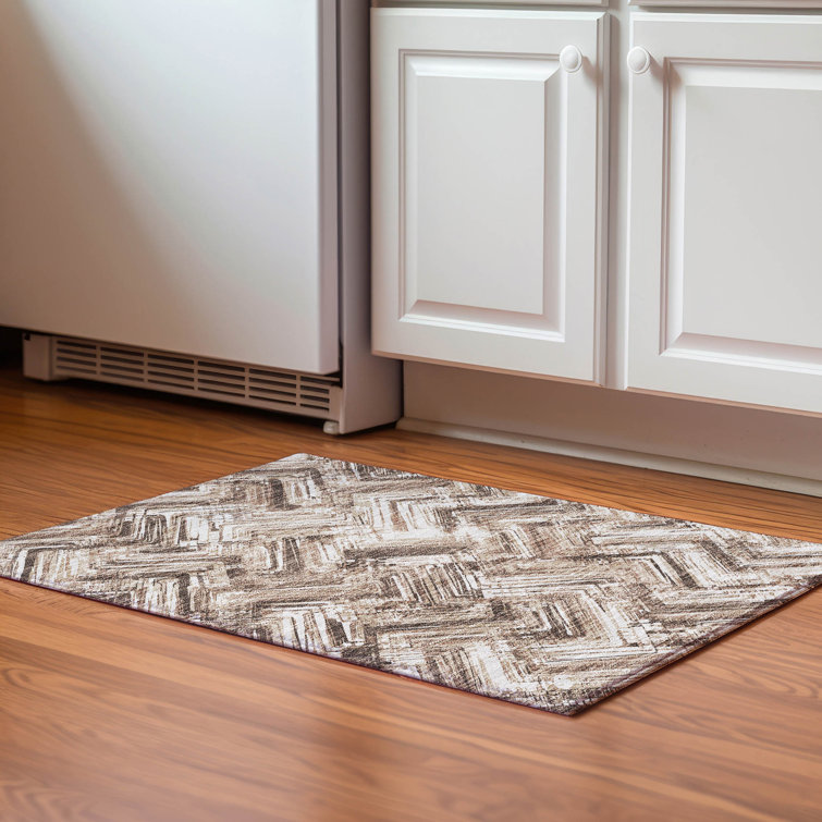 Premium Machine Washable Cerrito Brown Rug