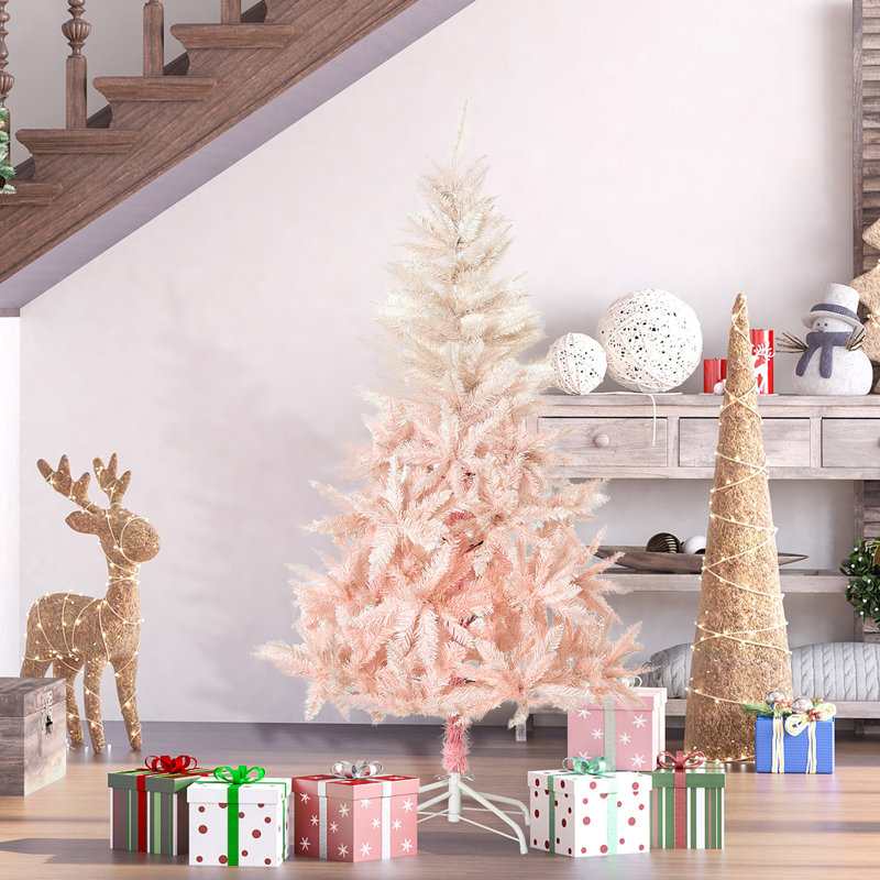Artificial Spruce Christmas Tree, 4.92ft H x 2.46ft W x 2.46ft D