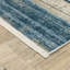 Brice Power-Loom recyclé P.E.T. Tapis géométrique bleu / beige-1744319705