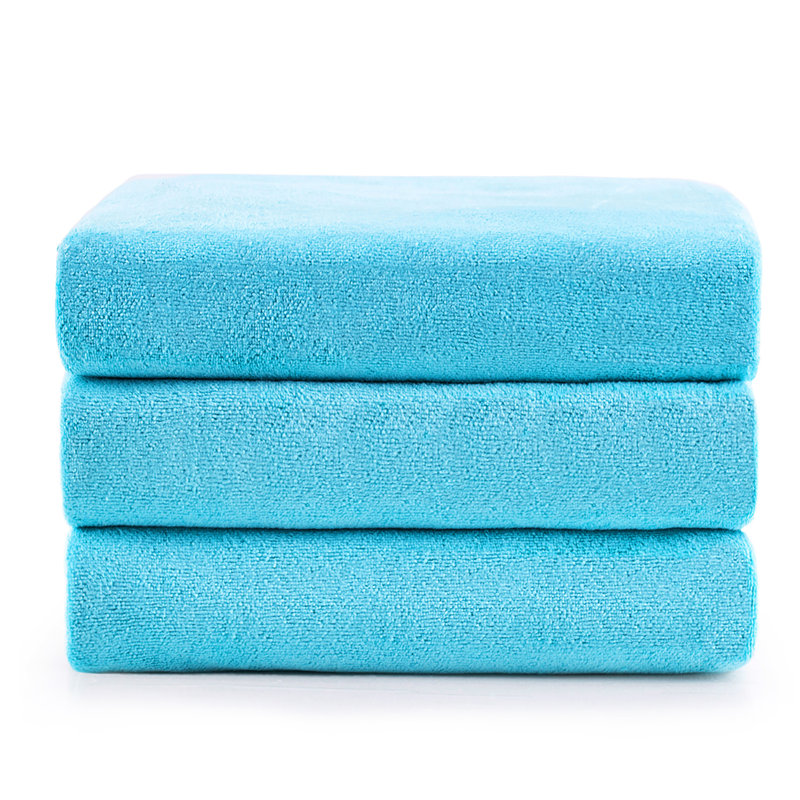 Ensemble de serviettes de bain 3 pièces, Bleu