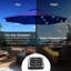 Tayhlor 108'' Lighted Market Umbrella-1408342423