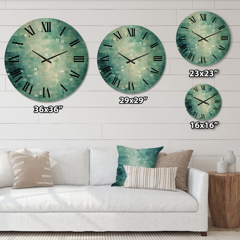 Antoanella Solid Wood Wall Clock, Large