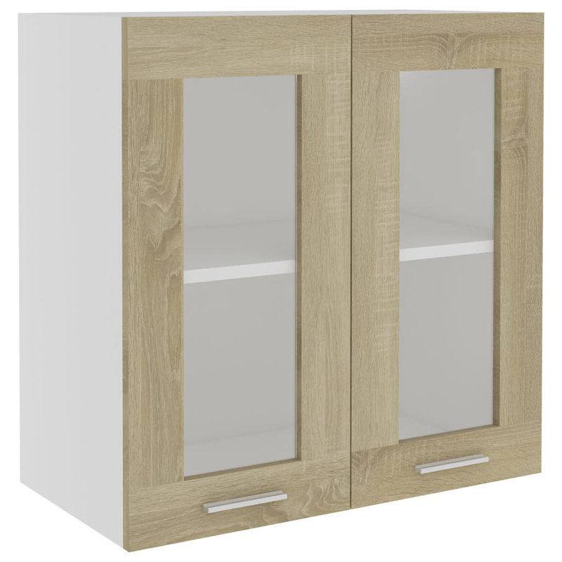 Hanging Glass Cabinet Lyon, Brown