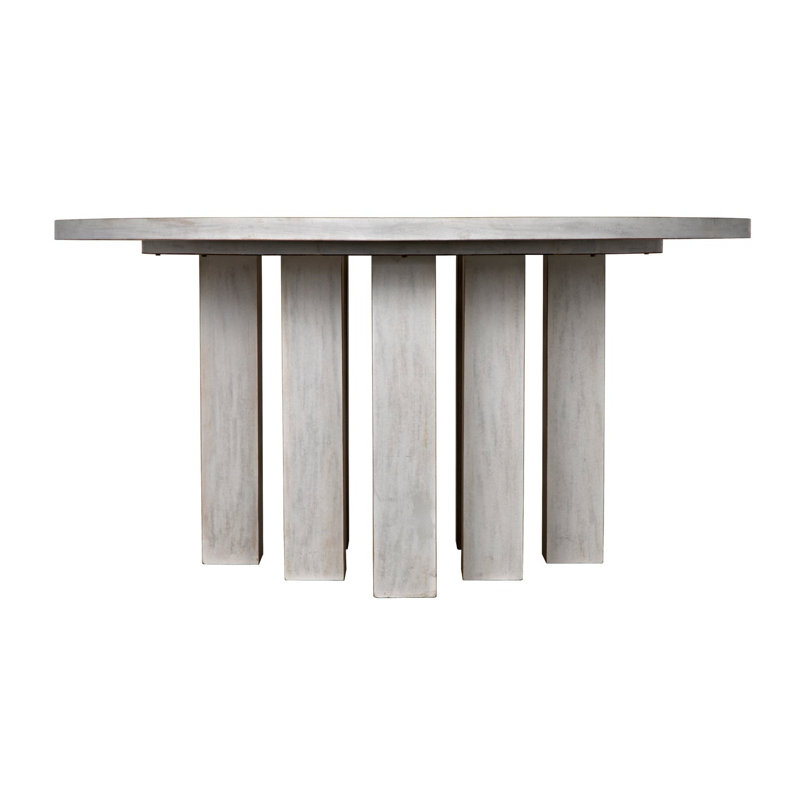 Resistance Round Mahogany Wood Dining Table