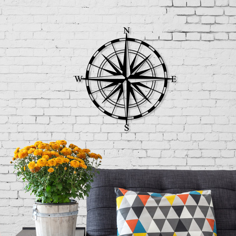 Compass Floating Wall Décor