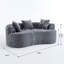 Canapé modulaire Crescent sans assemblage et confort profond-1424726551