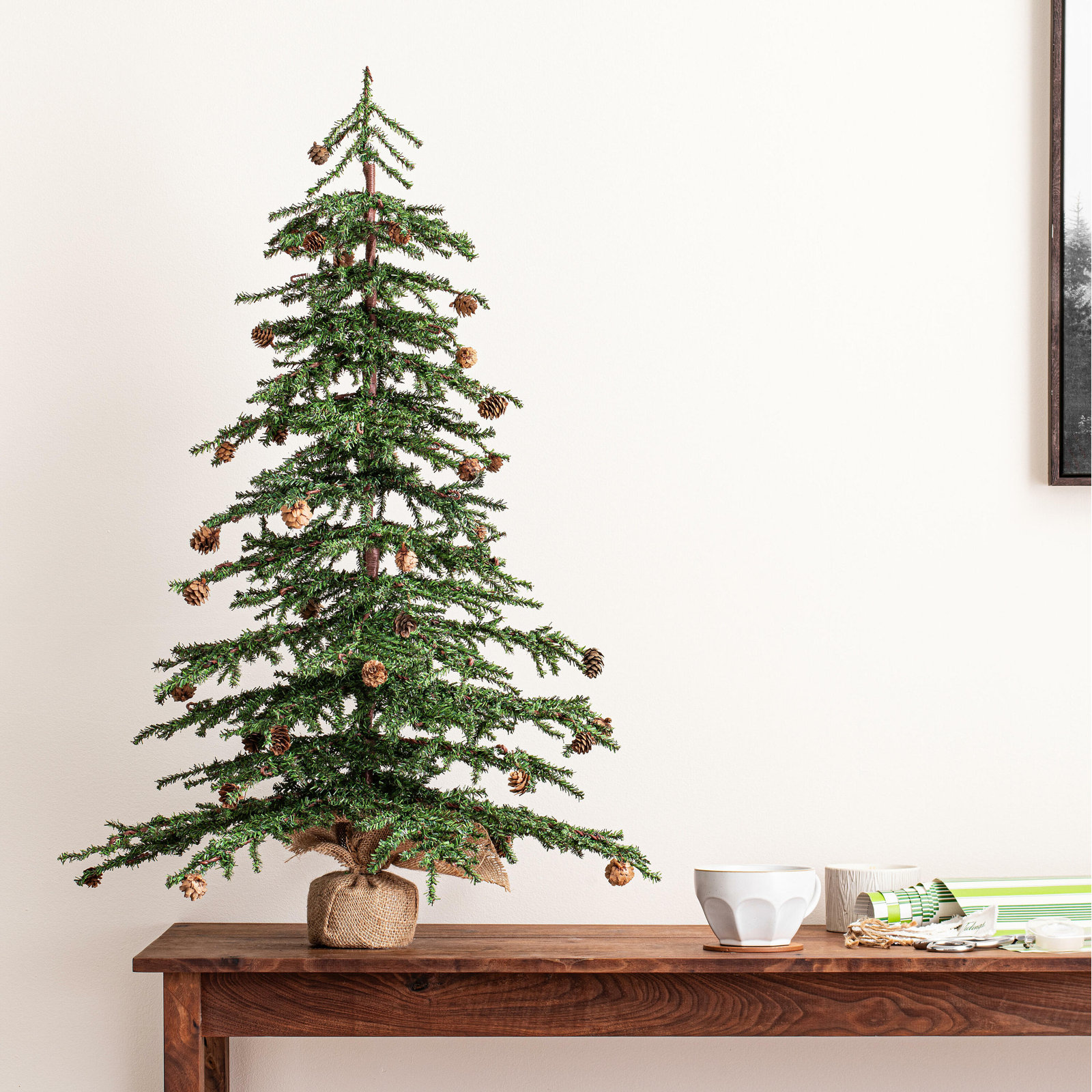 Eastport 3.5' Pre-Lit Pine Christmas Tree, 3' H, Unlit