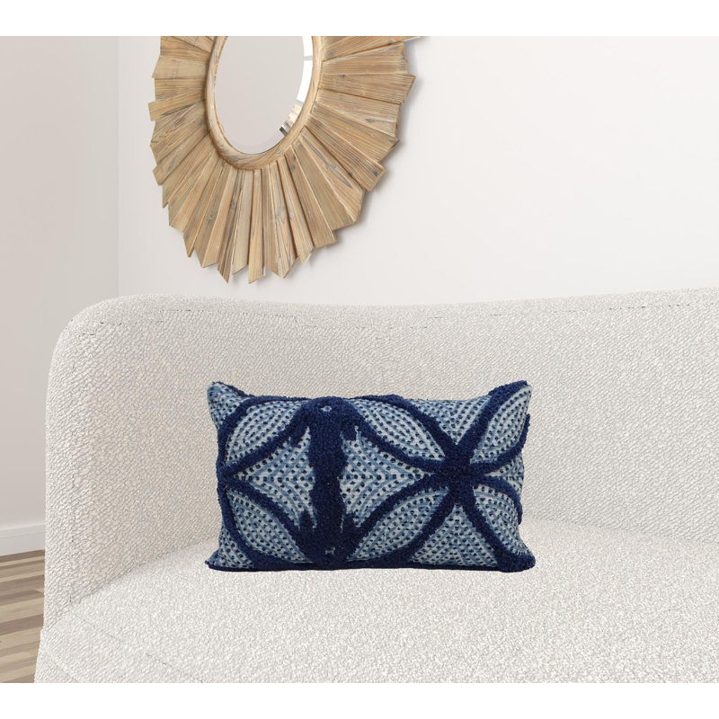 Chicos Trellis Cotton Blend Throw Pillow