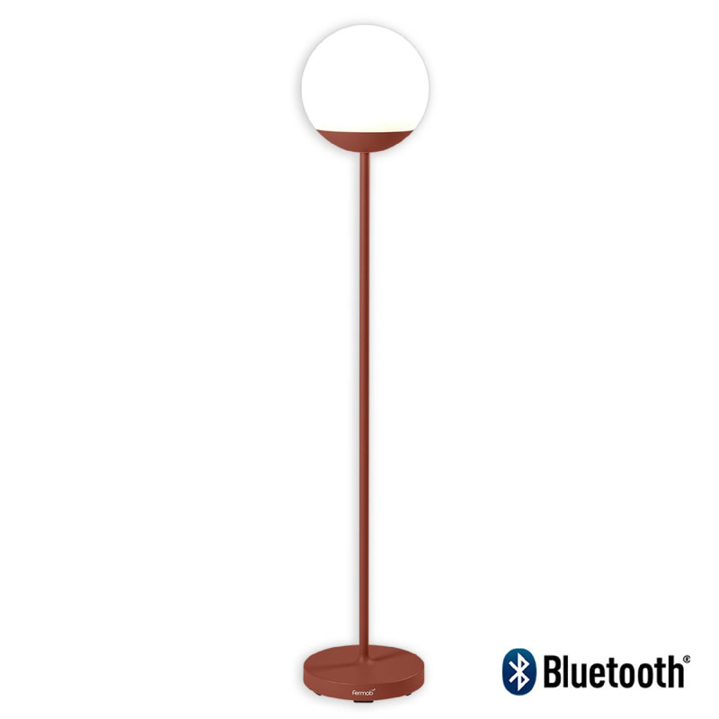 Mooon Lamp LED Floor Lamp, Red Ochre