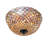 24" Wide Tiffany Fishscale Inverted Semi-Flushmount