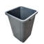 Poubelle 20 x 20 x 39,4 po avec poubelle en plastique de 26 gallons, enceinte de restauration rapide en érable avec porte à charnières, supports supérieurs pour plateau en fil métallique