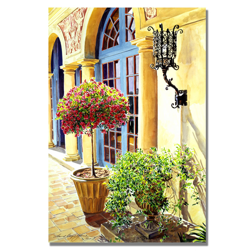 Feagin «Italian Elegance» par David Lloyd Glover, reproduction d'art sur toile tendue, H 24 po x l 16 po x P 2 po