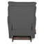 Fauteuil inclinable manuel berçant en cuir Rowan-108531541