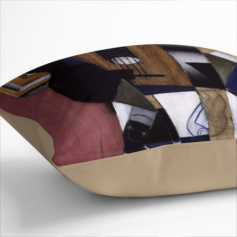 Square Cushion, 55cm H x 55cm W x 20cm D, Stone