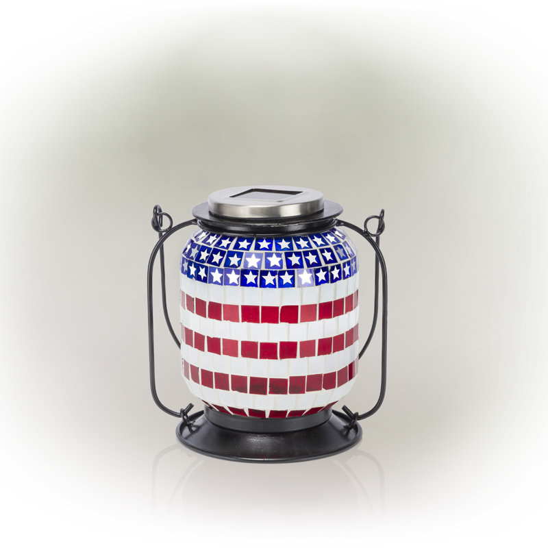 7'' Solar Powered Integrated LED Cylinder