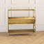 81.3 cm H x 91.4 cm W Iron Etagere Bookcase