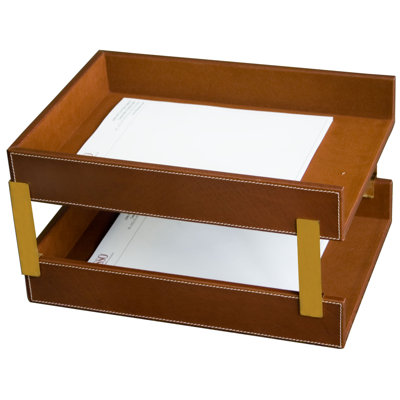 Leather File Organizer