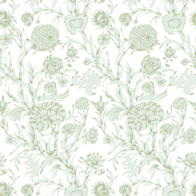 Blooming Thicket - Papier peint