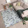 Zara Blue & Grey Geometric Printed Rug - Modern Effect Area Rug for Stylish Living Spaces