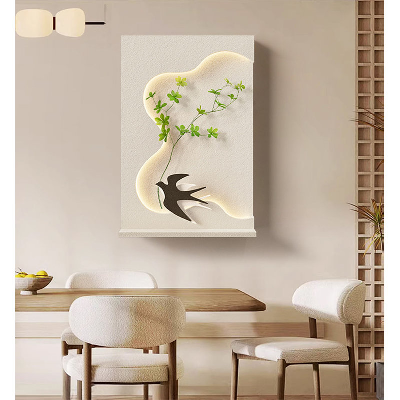 Décoration murale luxueuse et sophistiquée en grès, H 31,5 po x l 20,87 po x P 2,76 po