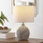 Lampe standard argentée 19 "Orsa Avalene
