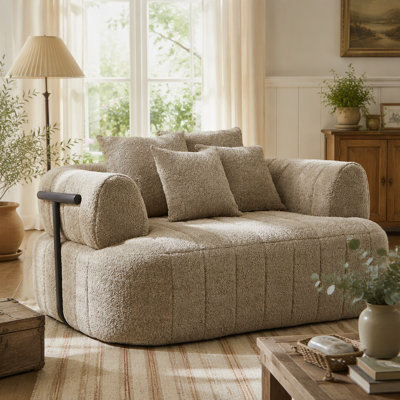 Fauteuil surdimensionné de 64 po avec méridienne et siège désossé 64 po