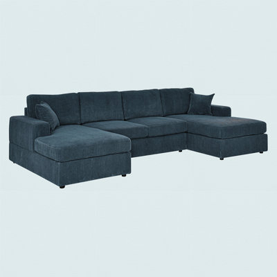 Canapé modulaire 3 pièces double