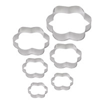  KitchenCraft 3 Piece Pastry Cutter Set, Round, Plain Edge,  Ideal for Scones, Cookies, Mince Pies & More, Stainless Steel/Plastic,  Assorted Sizes: Home & Kitchen