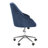 Modern Chala Swivel Drafting Chair – Plush Tufted Barrel Office Chair with Chrome Base and Casters-22701685-99860280