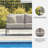 North Island Outdoor Loveseat With Cushion