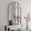 Esmeralda Metal Flat Wall Mirror