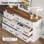 Commode double en bois 7 tiroirs Coghiel-105513581