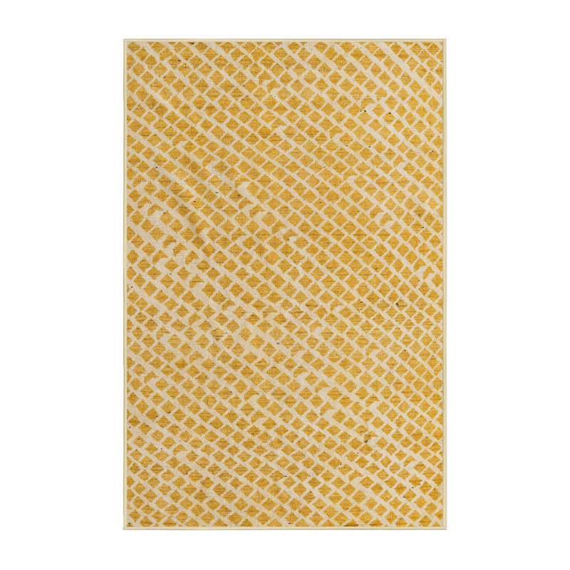 Tapis 100% lavable à la machine 5036 Dezzie, Rectangle 5 pi x 8 pi