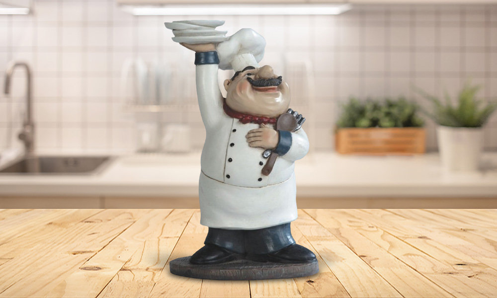 Trinx Jenya Chef Serving Figurine - Wayfair Canada
