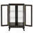 Curio Cabinet With Tempered Glass Doors, Lighted Display Cabinet With Mirrored Back Panel & Adjustable Shelves Perfect For Home Or Office (Light Bulb Included)