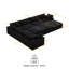 Canapé modulaire rembourré en lin avec repose-pieds 9 pièces Kenda-1618123621