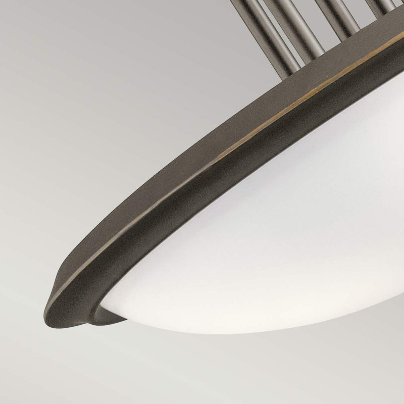 Delatorre Glass Semi Flush Mount