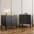 3 Piece Bedroom Set, 6 Drawer Dresser And Nightstand Set Of 2-1635662736