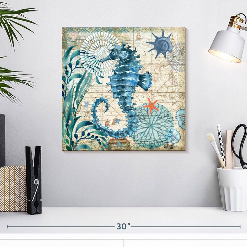 Brampt Monterey Bay Seahorse, 16" H x 16" W